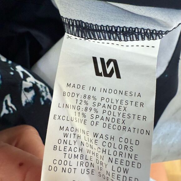 VRST Men's Indigo Craft Blue Resort Slim Fit Shorts/Liner/Swim/Golf 5” XXL NWT - Picture 6 of 8